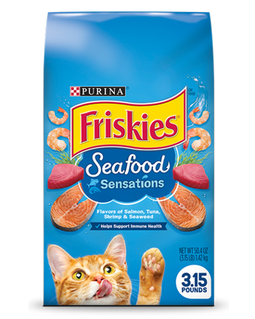 Friskies Seafood Sensations Cat Dry Food